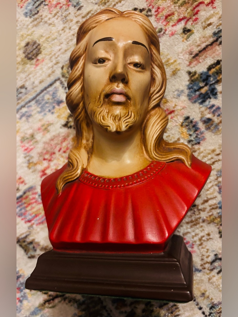 Vintage Ceramic Jesus Christ Bust